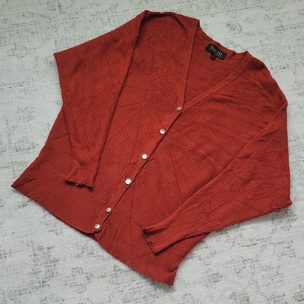 Truth Rust Knit Cardigan